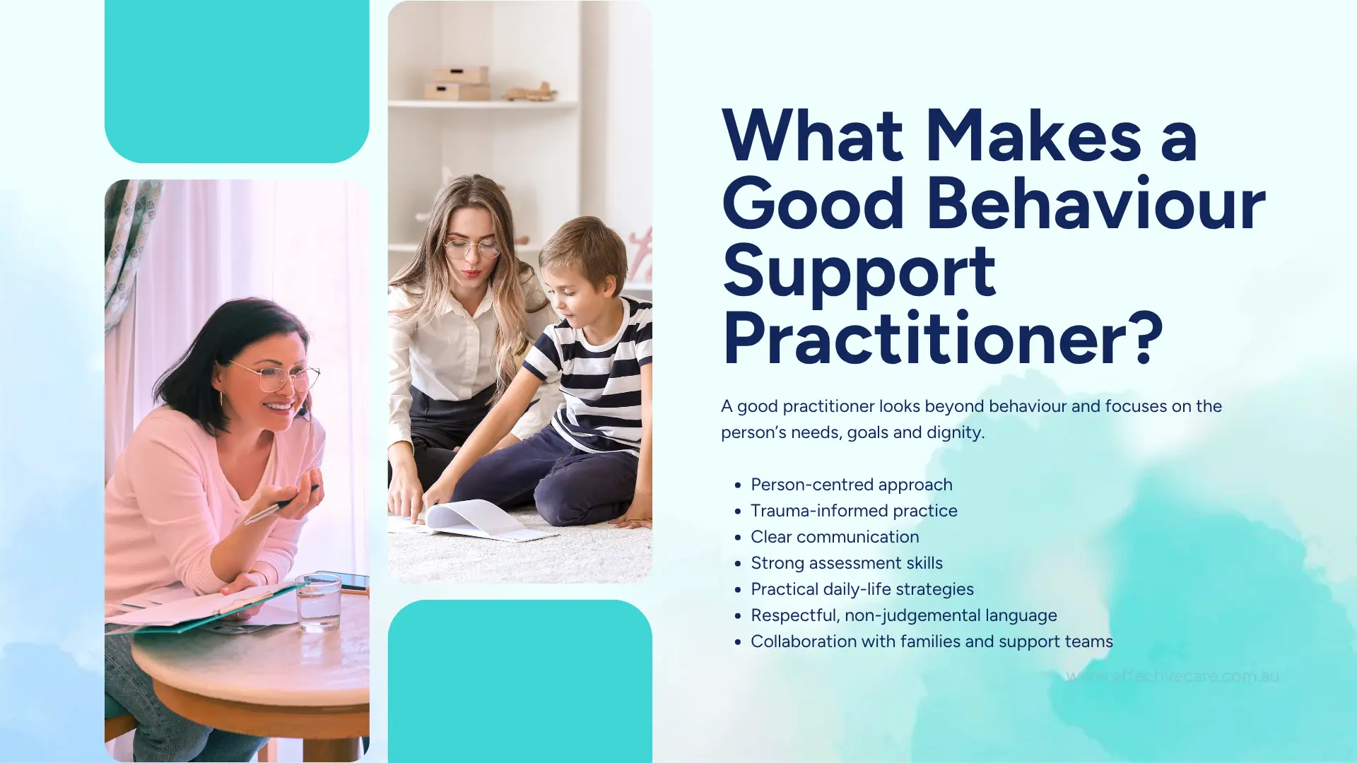 What makes a good behaviour support practitioner
