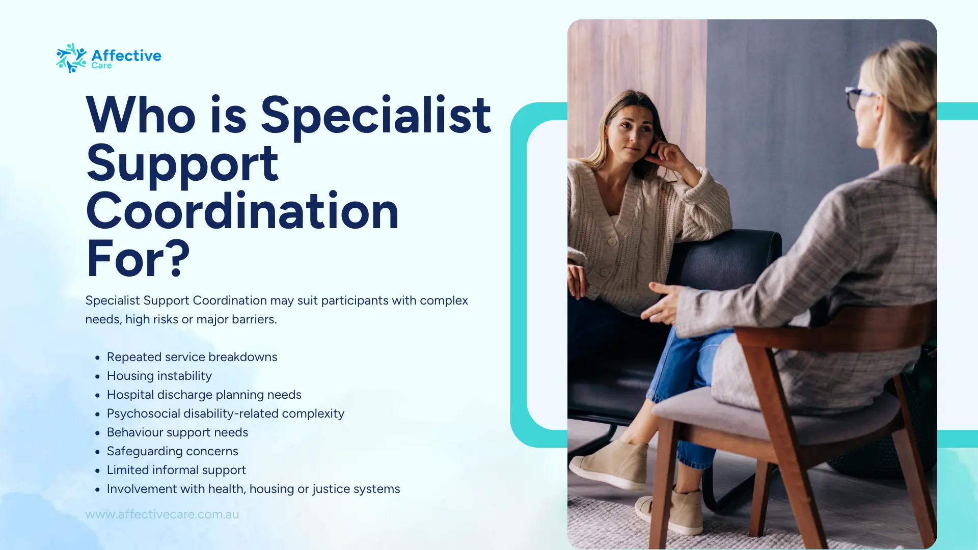 Who is Specialist Support Coordination for