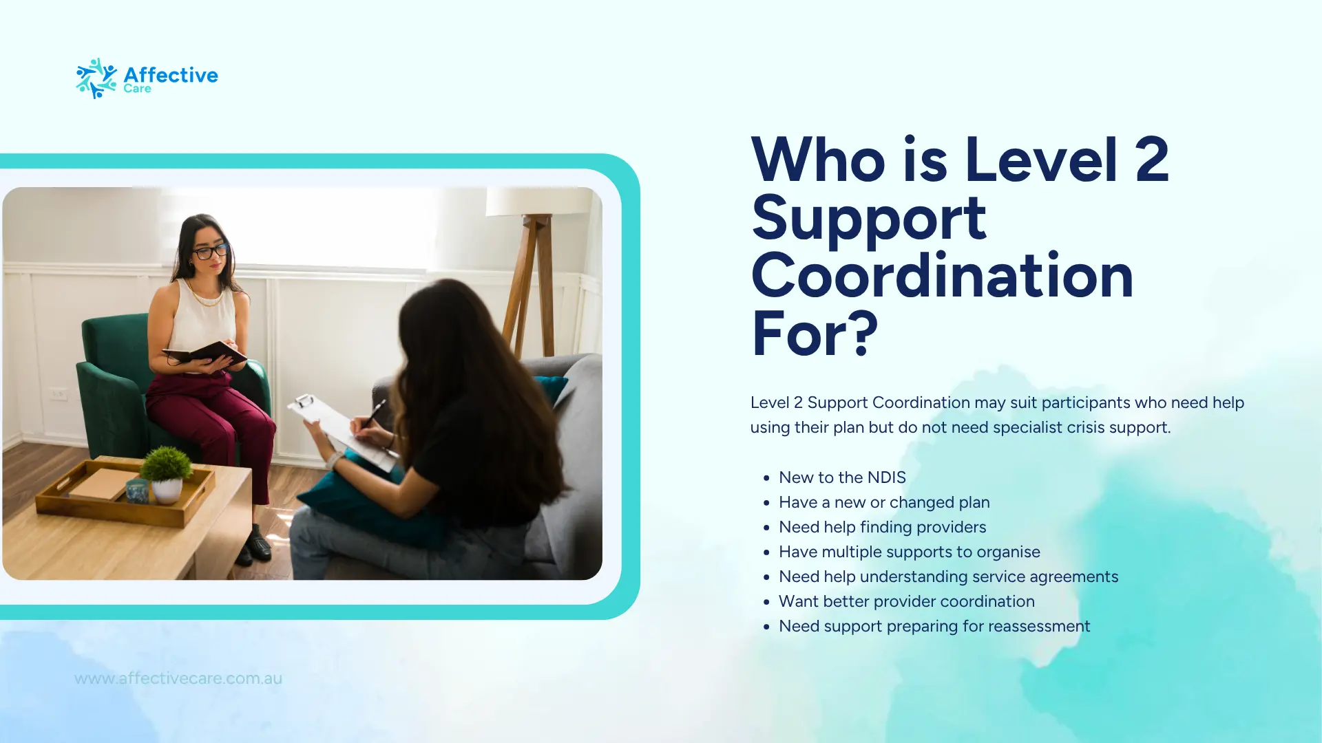 Who is level 2 Support Coordination for