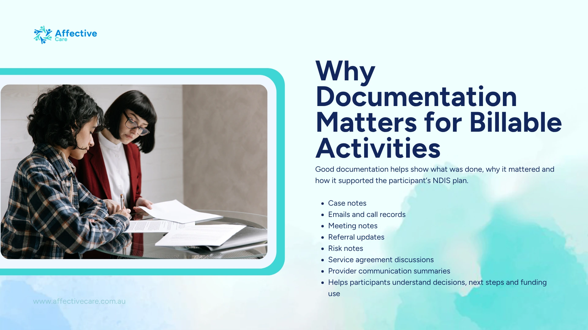 Why documentation matters for billable activities
