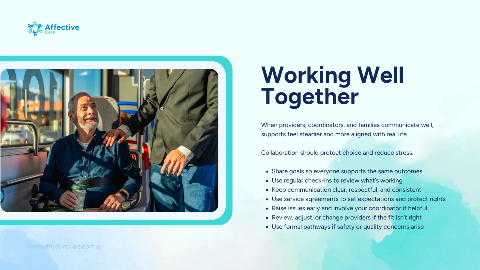 Working well together with NDIS Providers and Coordinators