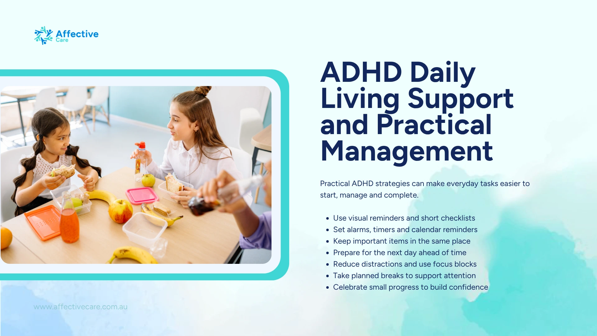 ADHD daily living support and practical management