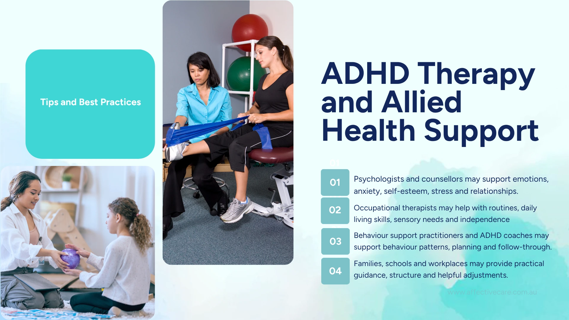 ADHD therapy and allied health support