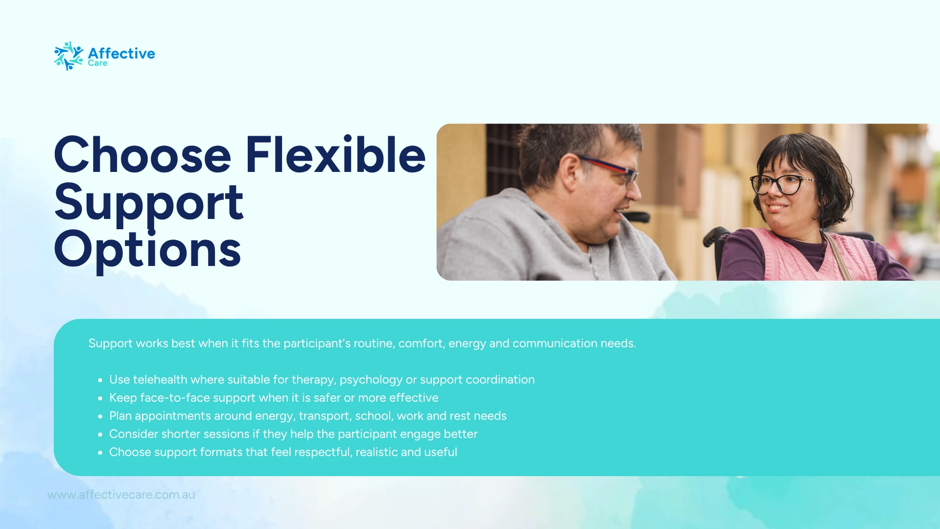 Choose flexible support options