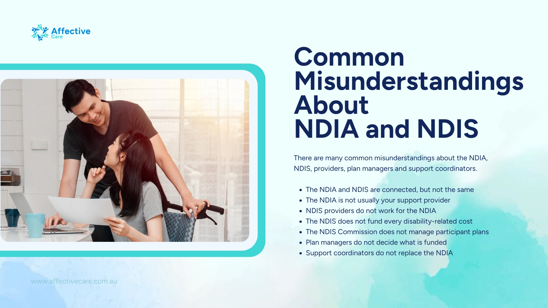 Common misunderstandings about NDIA and NDIS