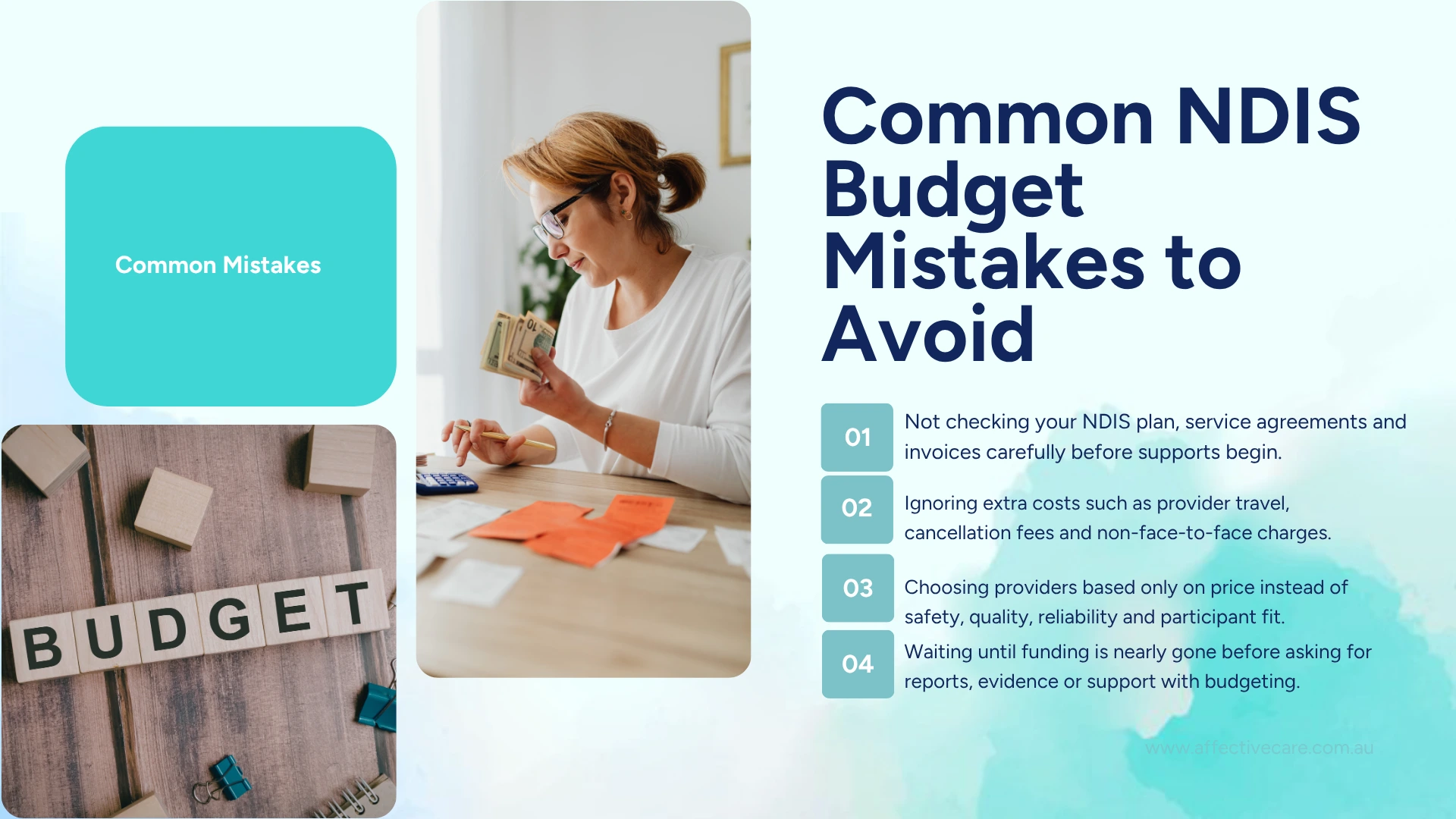 Common NDIS budget mistakes to avoid