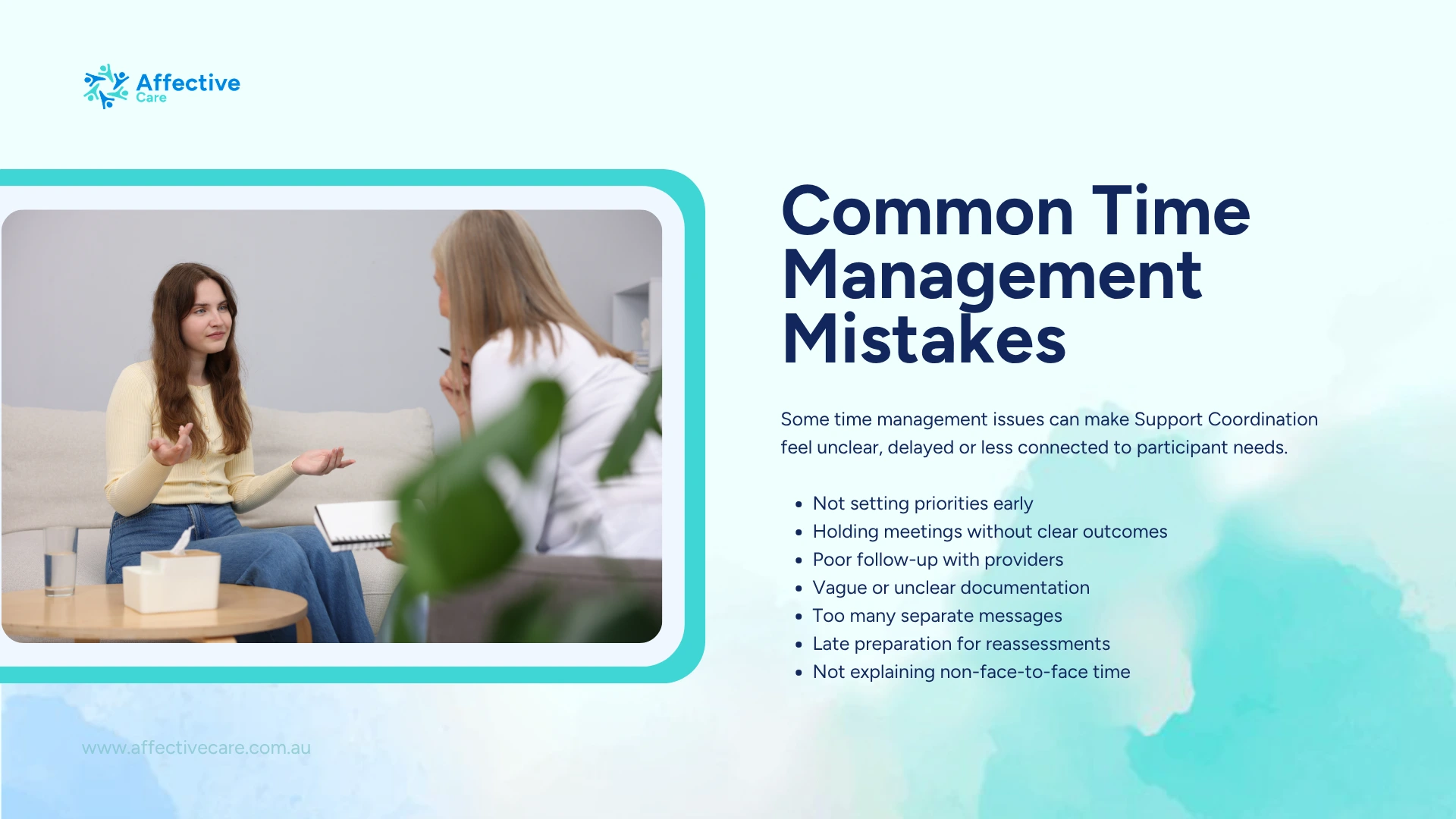 Common time management mistakes