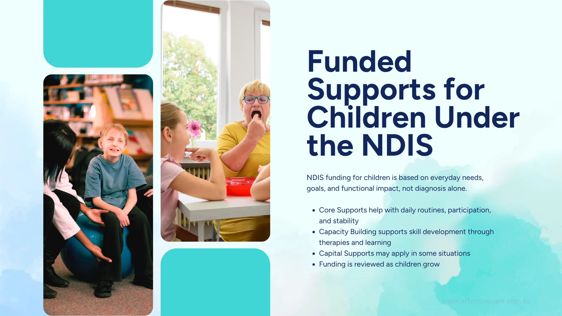 Funded supports for children under the NDIS