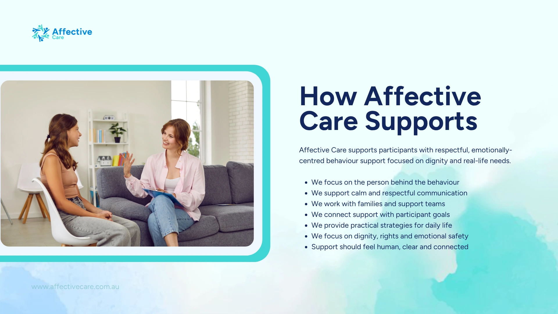 How Affective Care supports