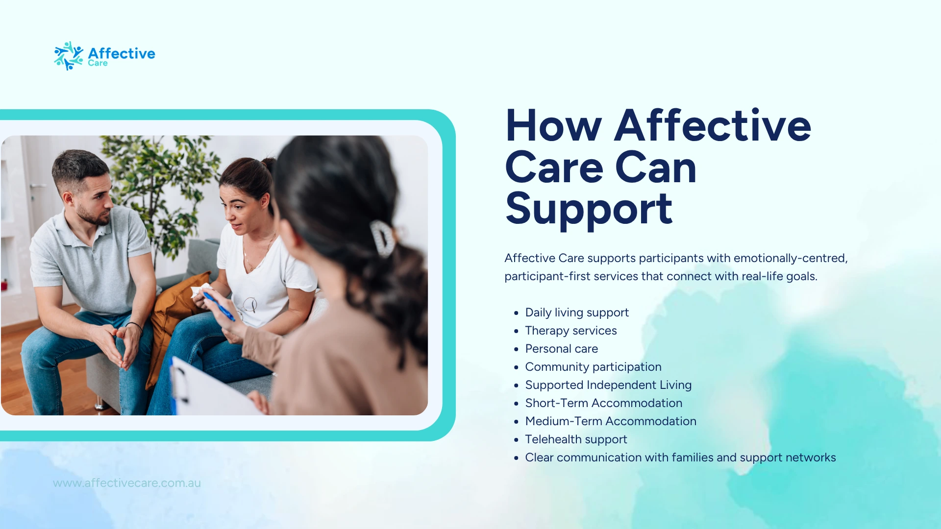 How affective care can support for NDIS Plan