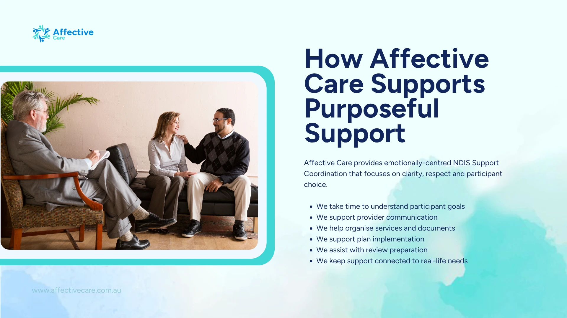 How affective care supports purposeful support