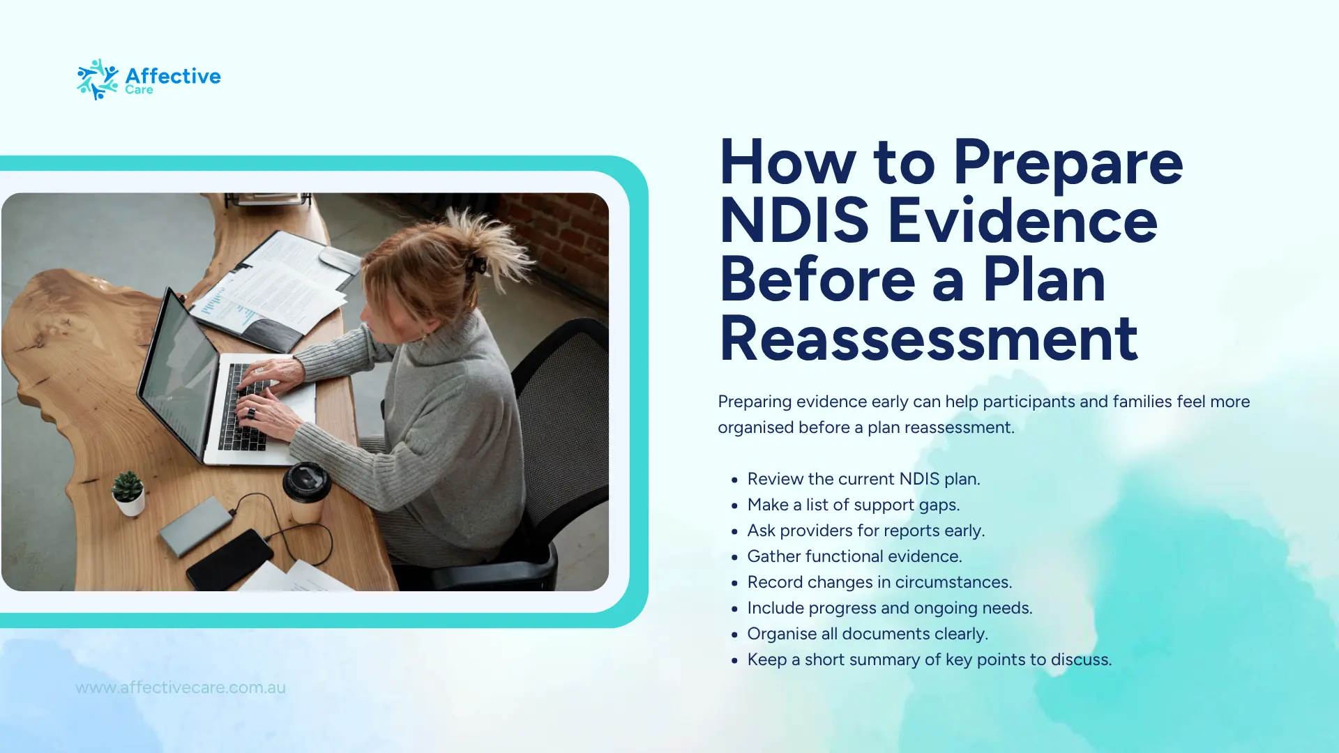 How to prepare NDIS evidence before a plan reassessment