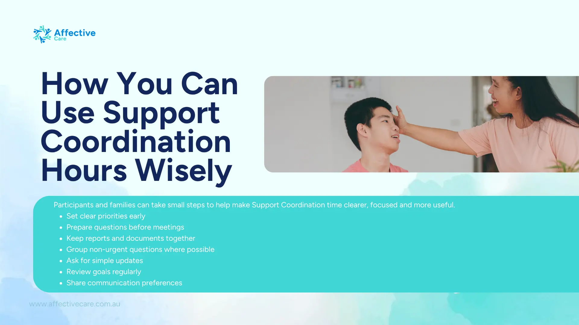 How you can support coordination hours wisely