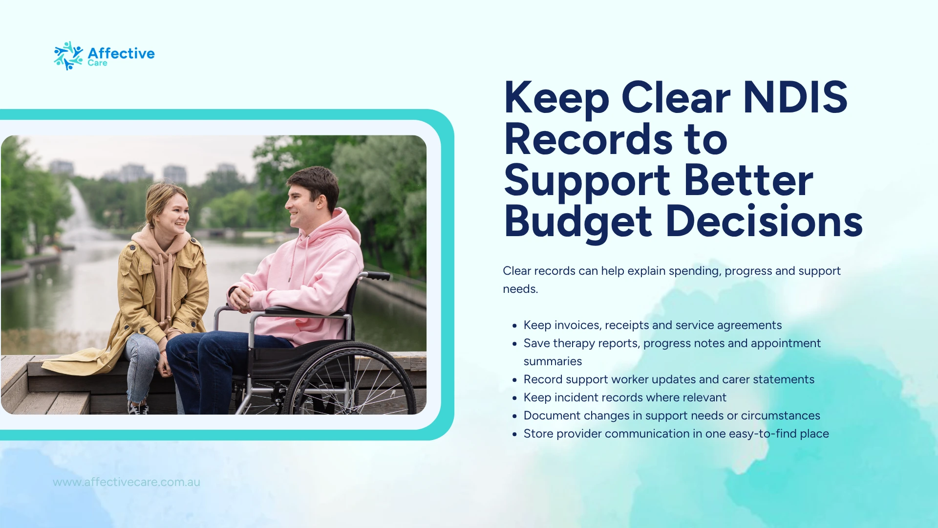 Keep clear NDIS records to support better budget decisions