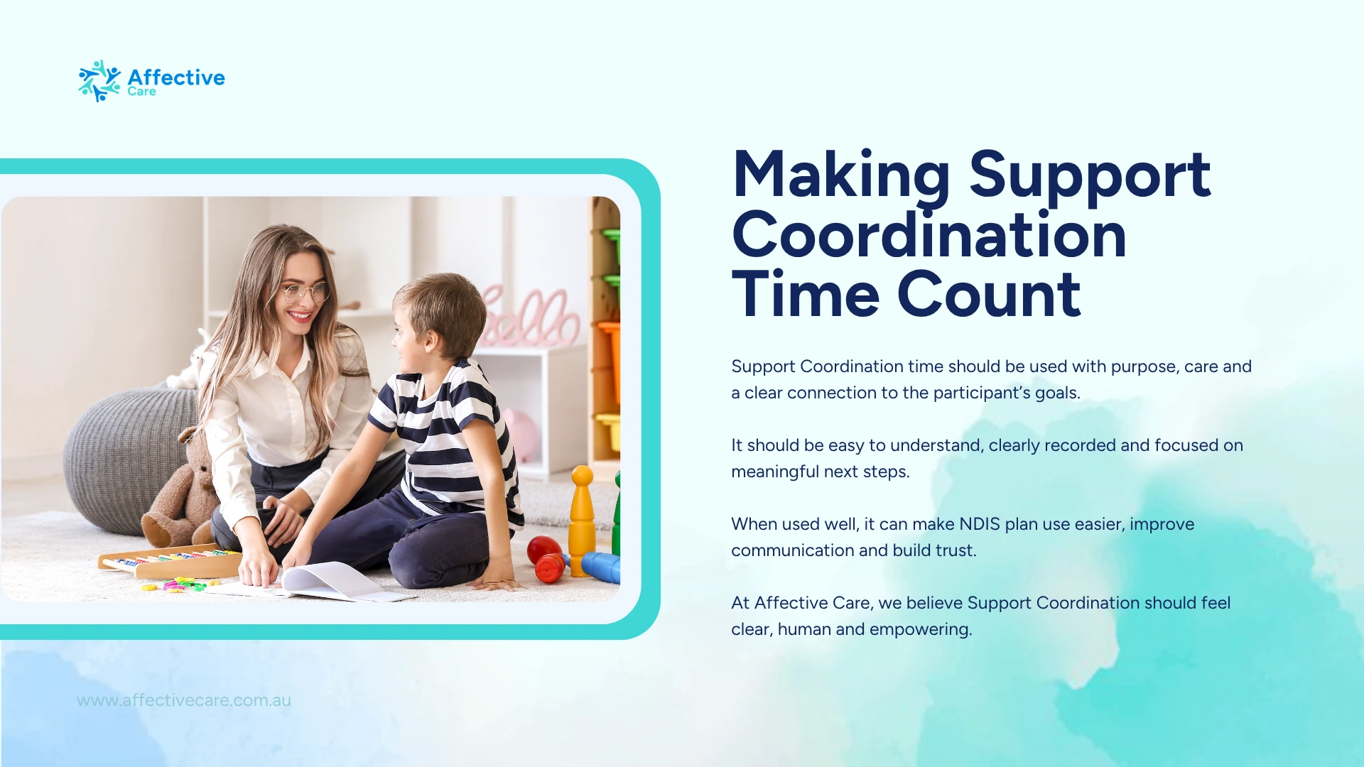 Making support coordination time count