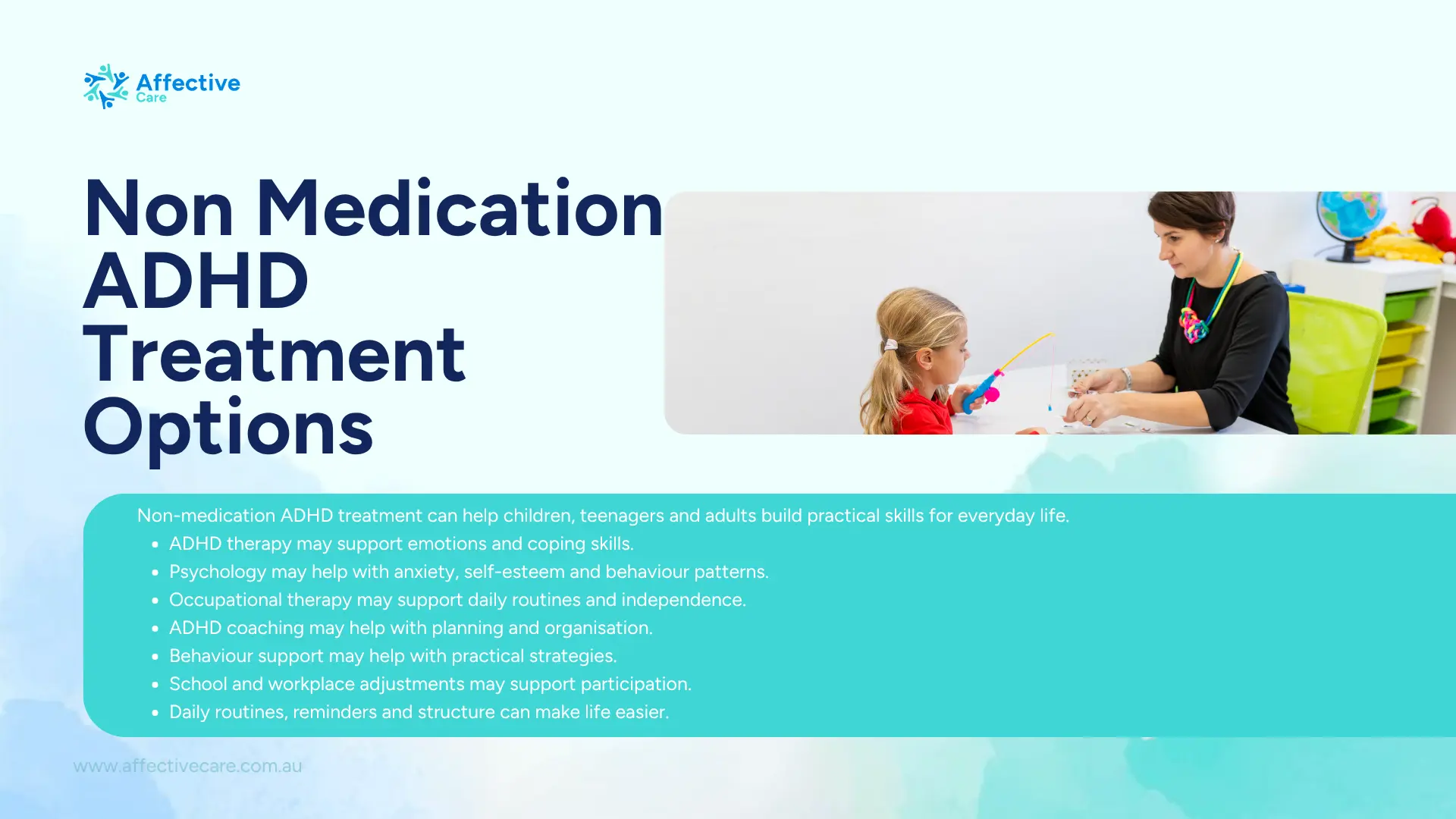 Non medication ADHD treatment options