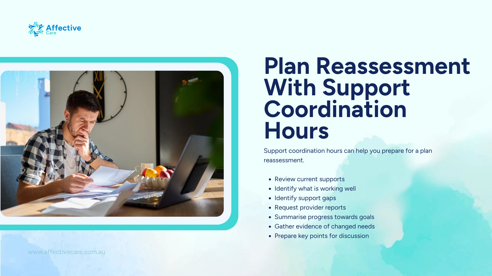 Plan reassessment with support coordination hours