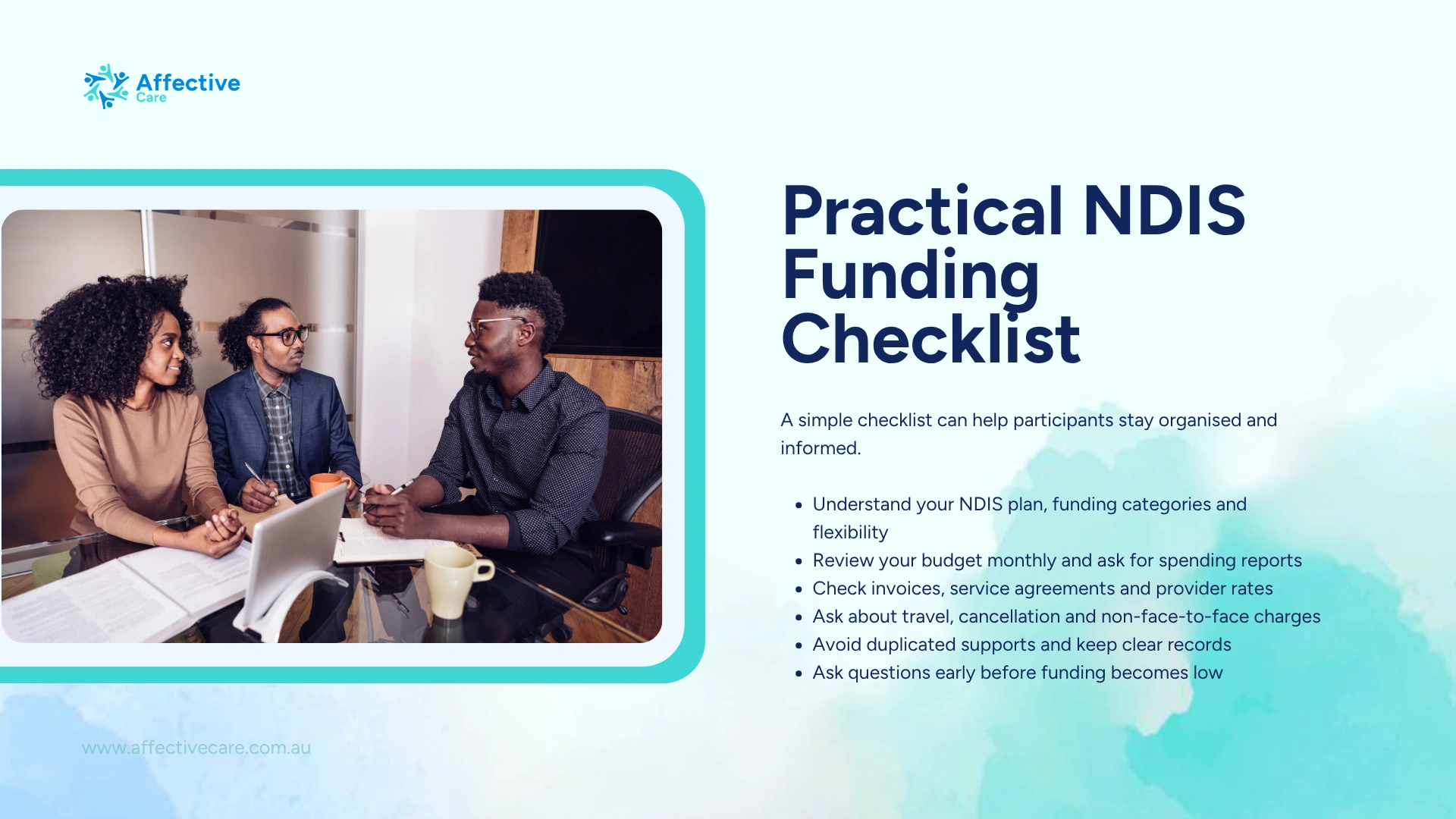 Practical NDIS funding checklist