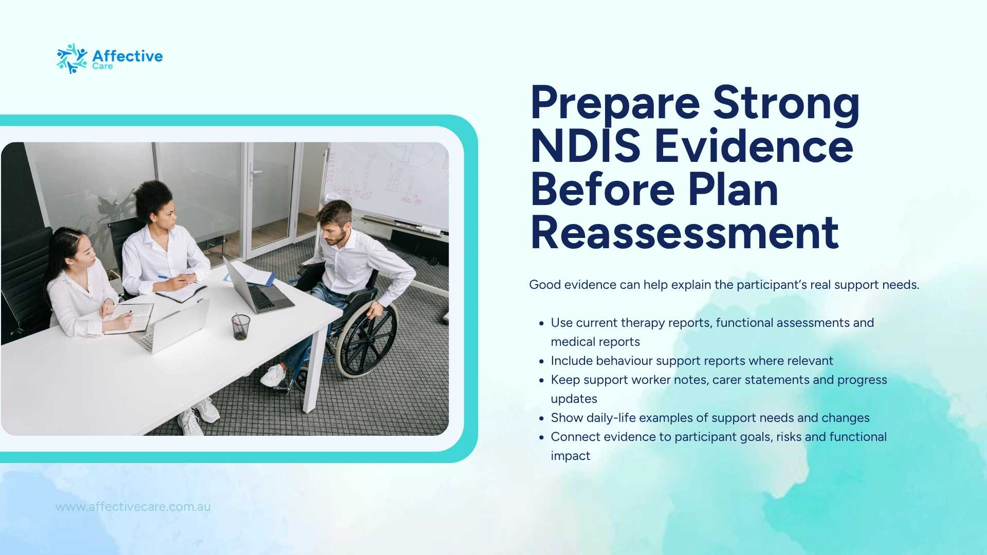 Prepare strong NDIS evidence before plan reassessment