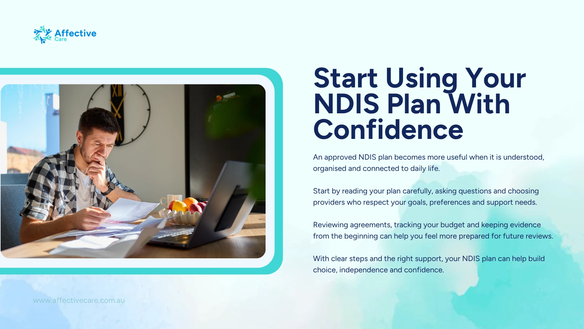 Start using your NDIS Plan with confidence