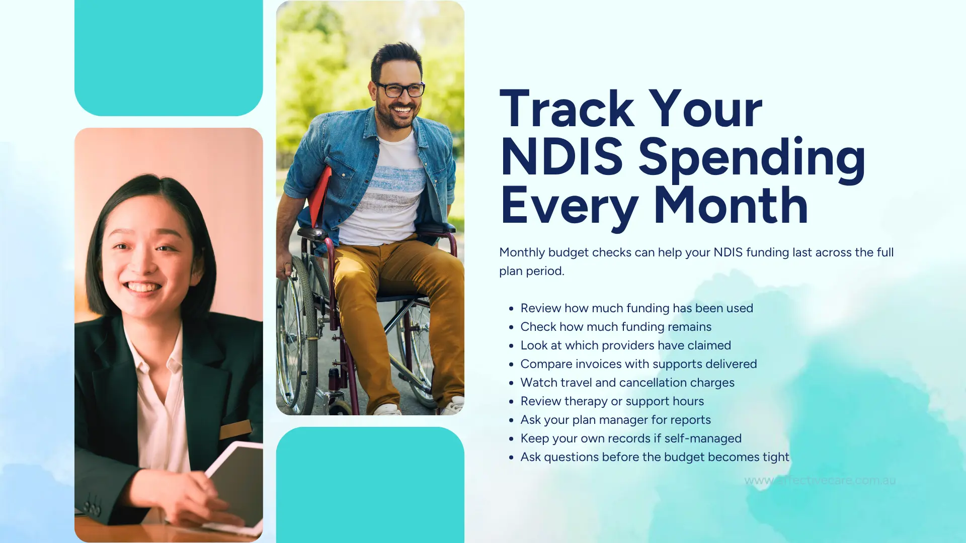 Track your NDIS spending every month