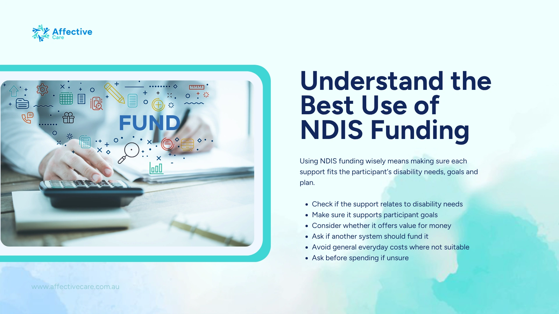 Understand the best use of NDIS funding