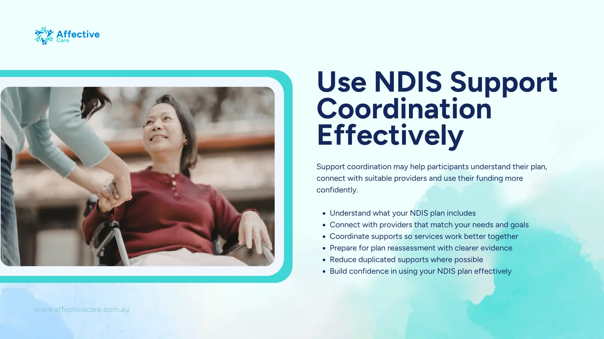 Use NDIS support coordination effectively