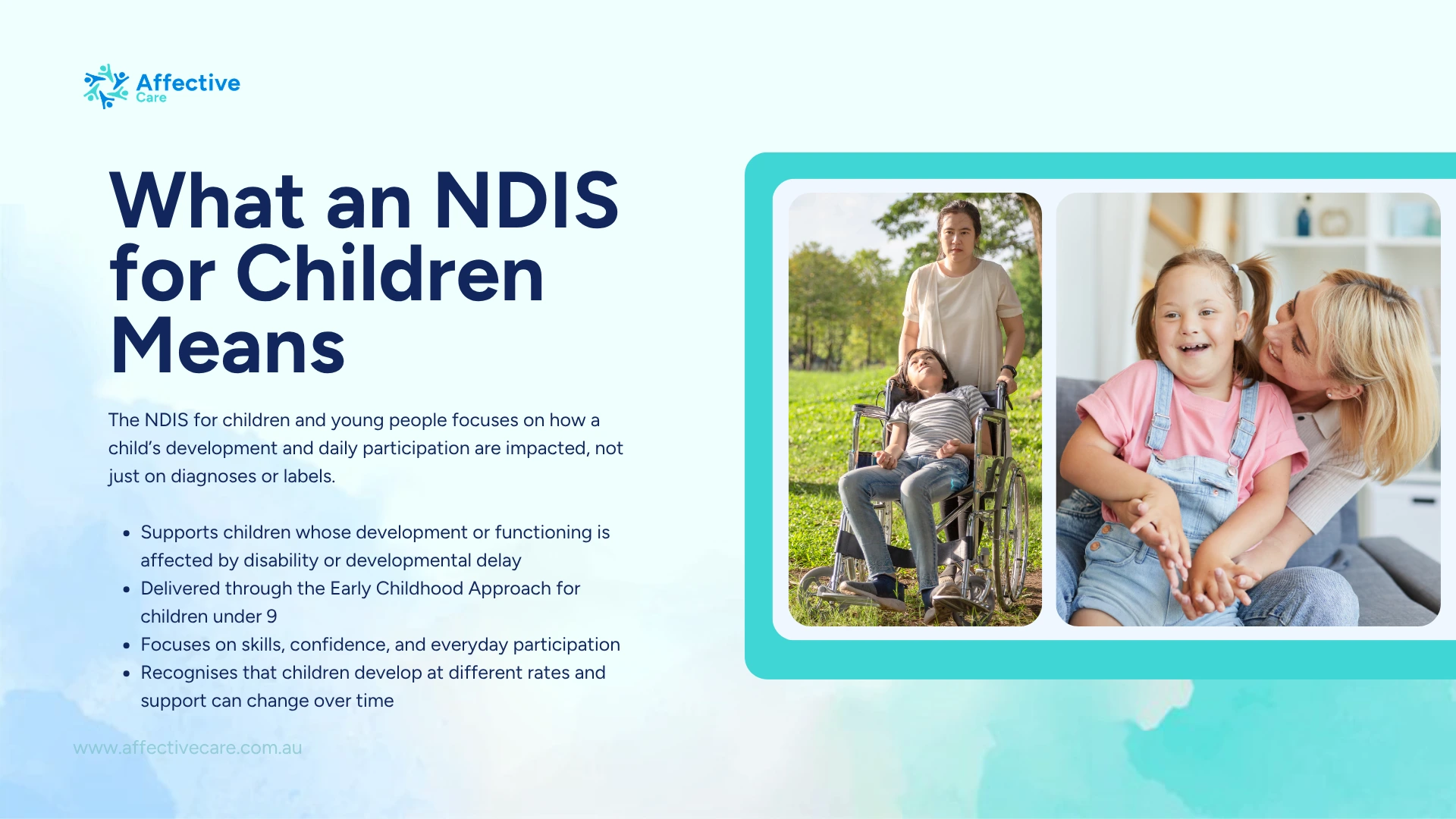 What an NDIS for Children Mean