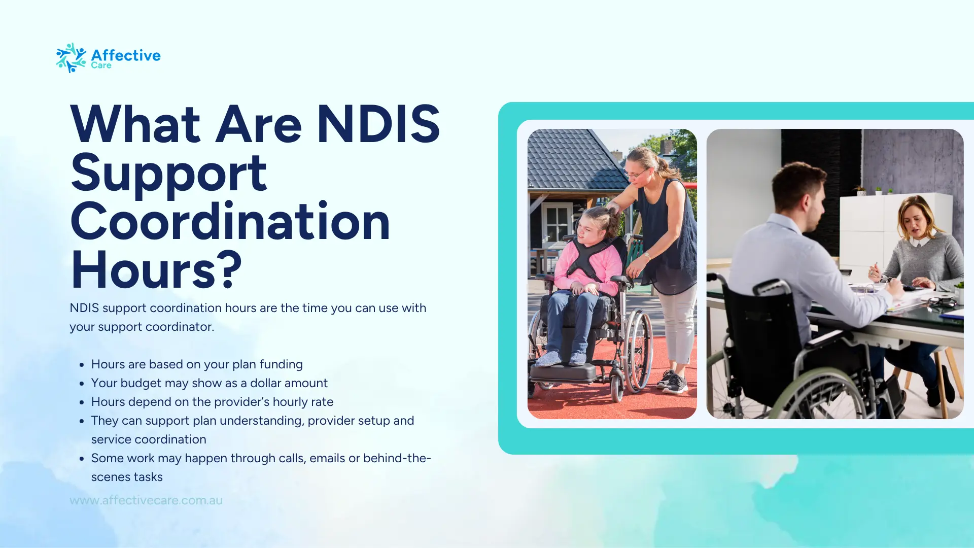 What are NDIS Support Coordination hours