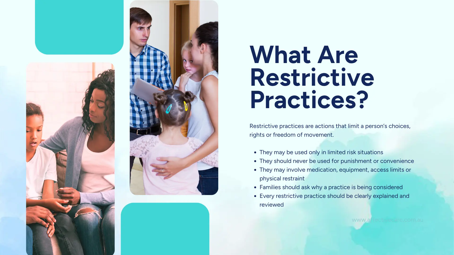 What are Restrictive Practices