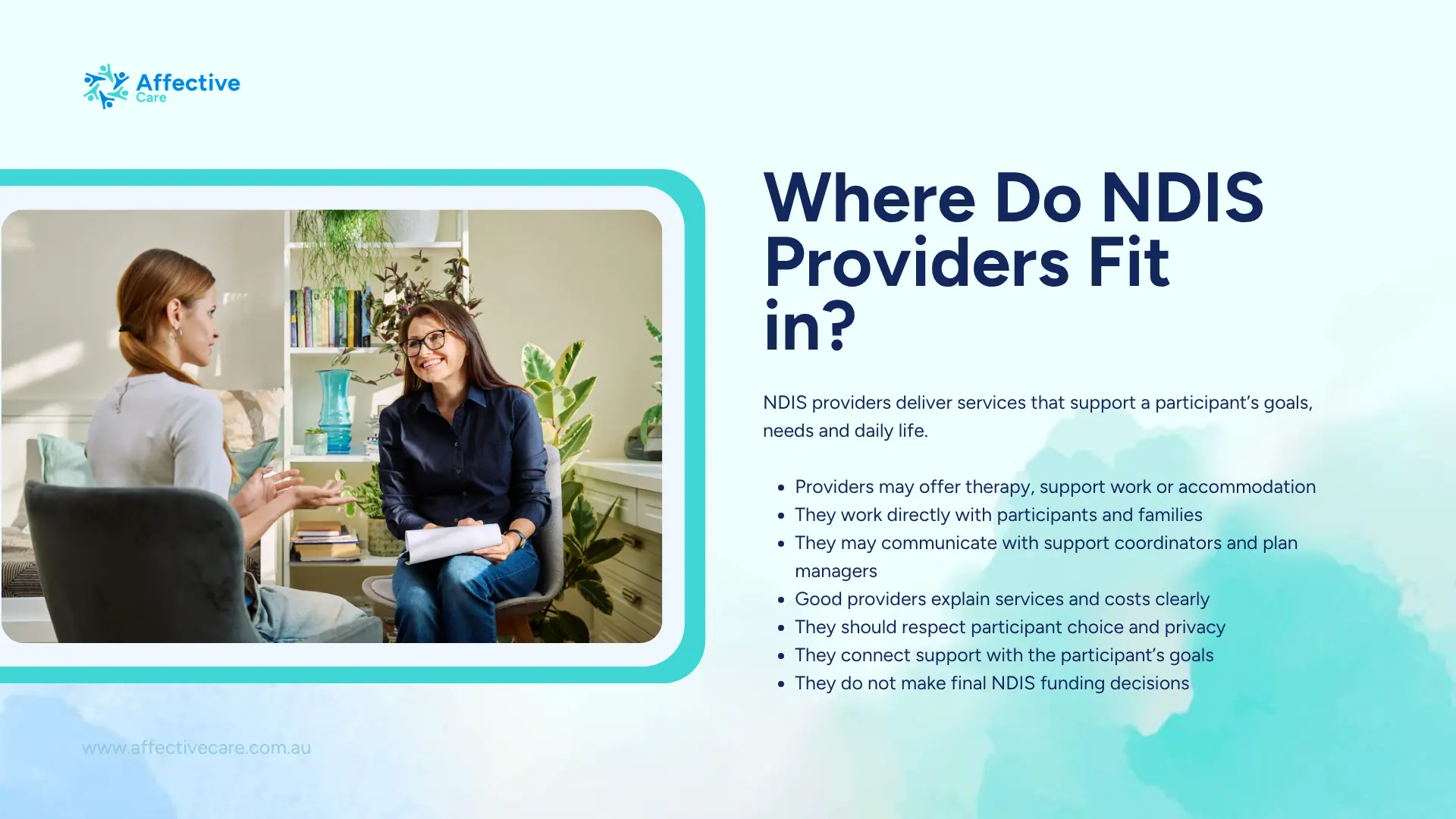 Where do NDIS providers fit in