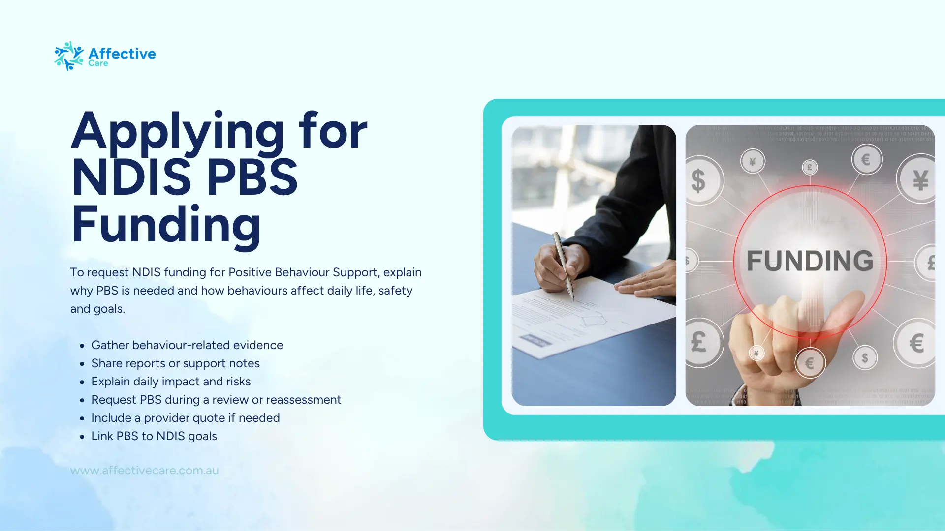 Applying for NDIS PBS Funding