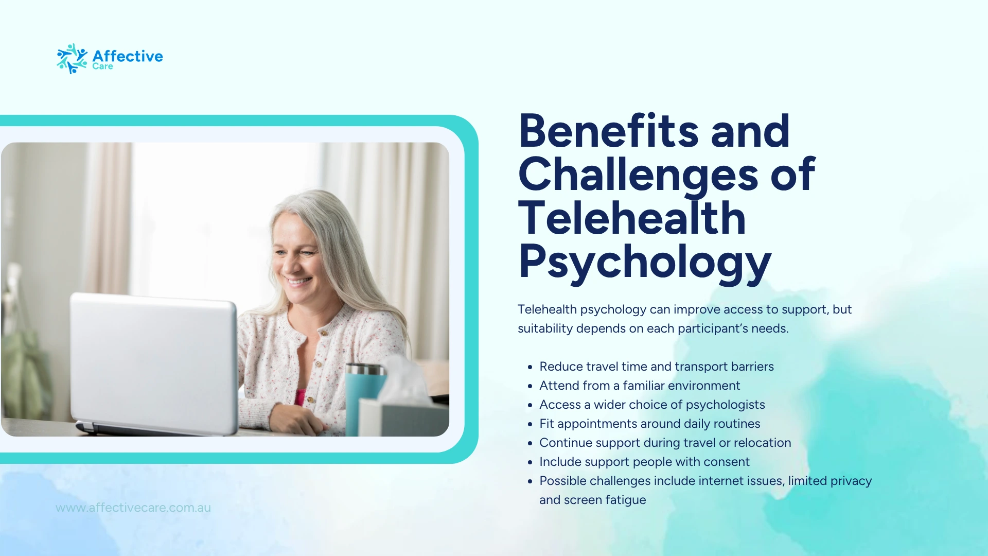 Benefits challenges of Telehealth Psychology