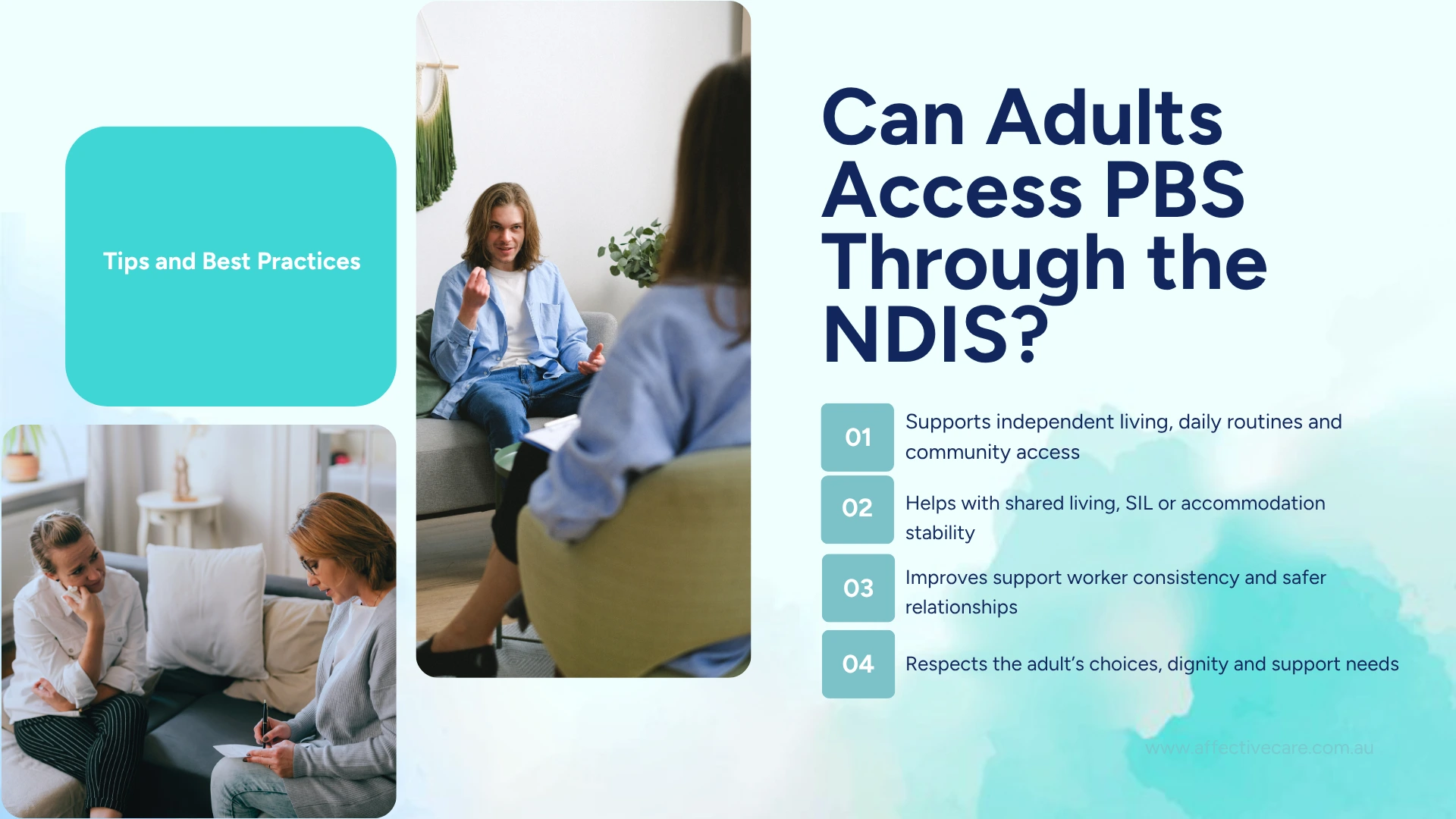 Can adults access PBS through the NDIS