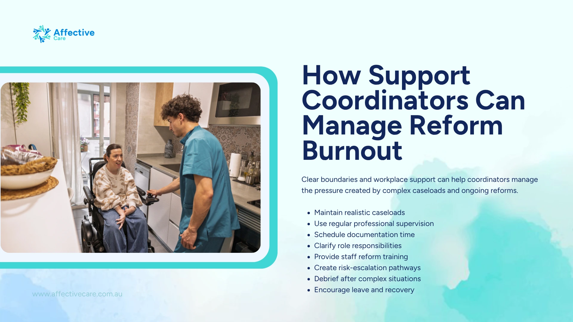 How Support Coordinators can manage Reform Burnout