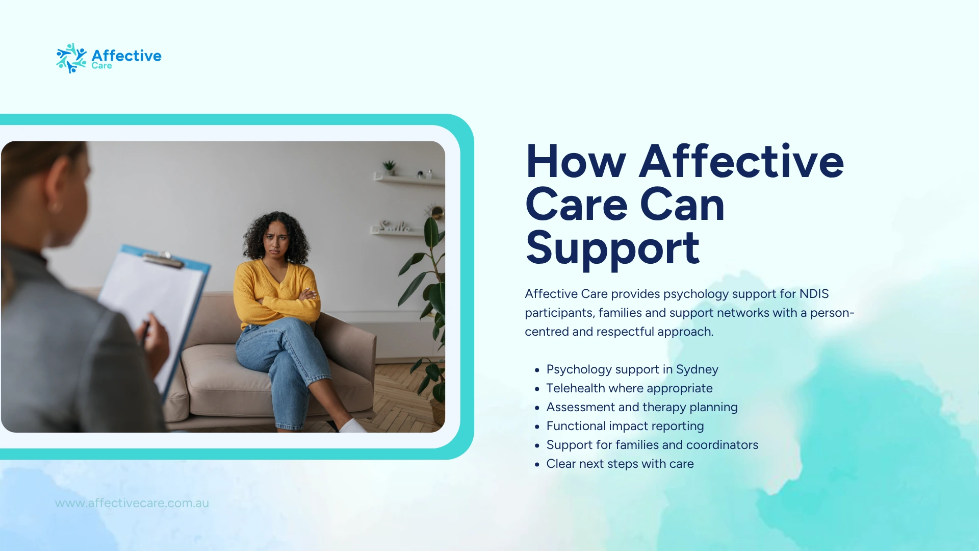 How affective care can support
