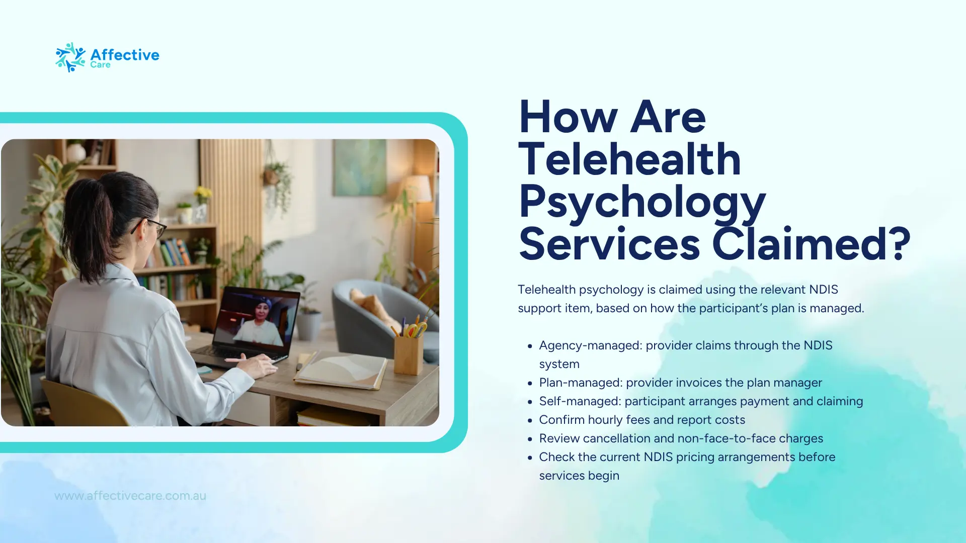How are Telehealth Psychology services claimed