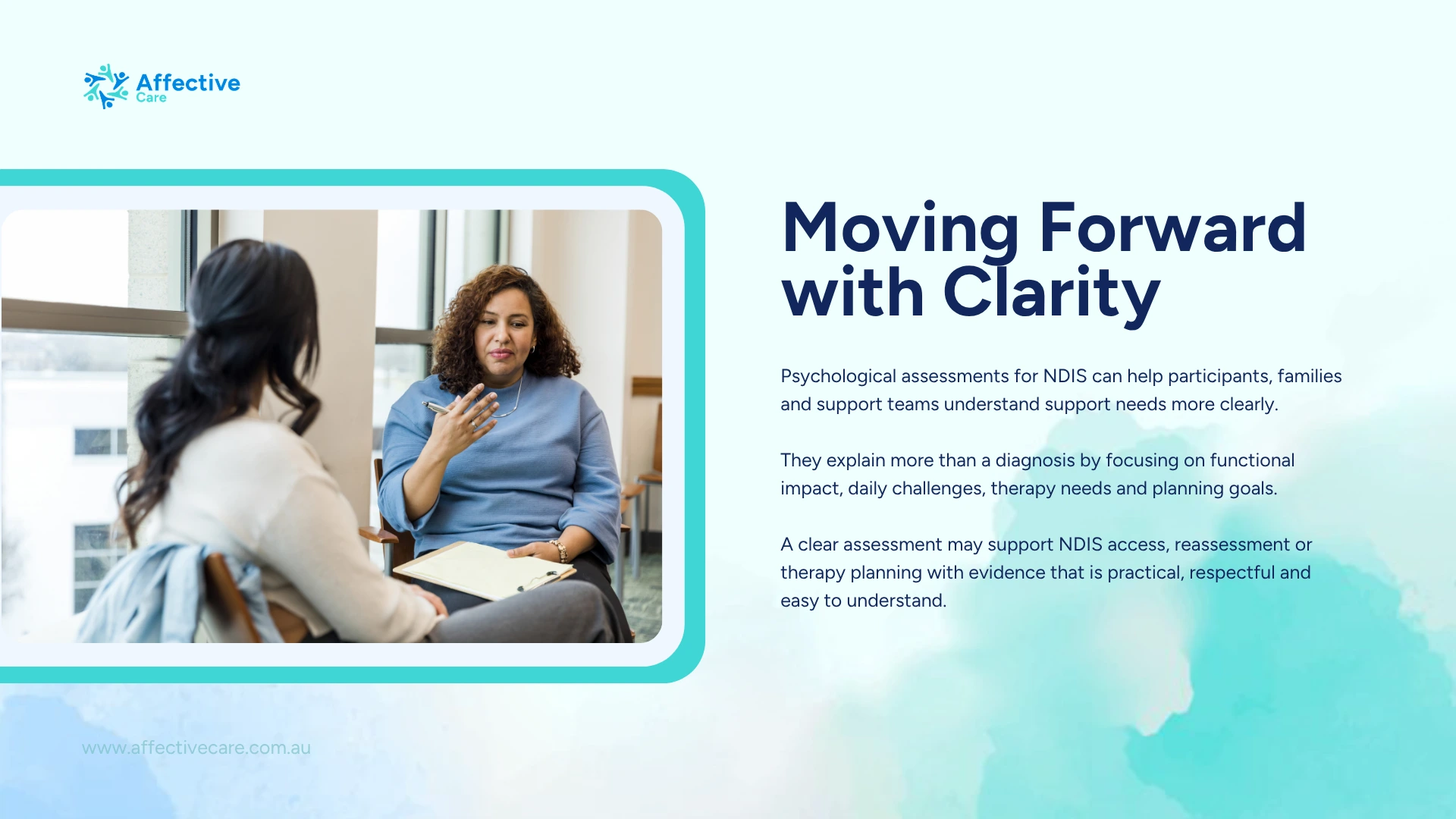 Moving forward with clarity with NDIS