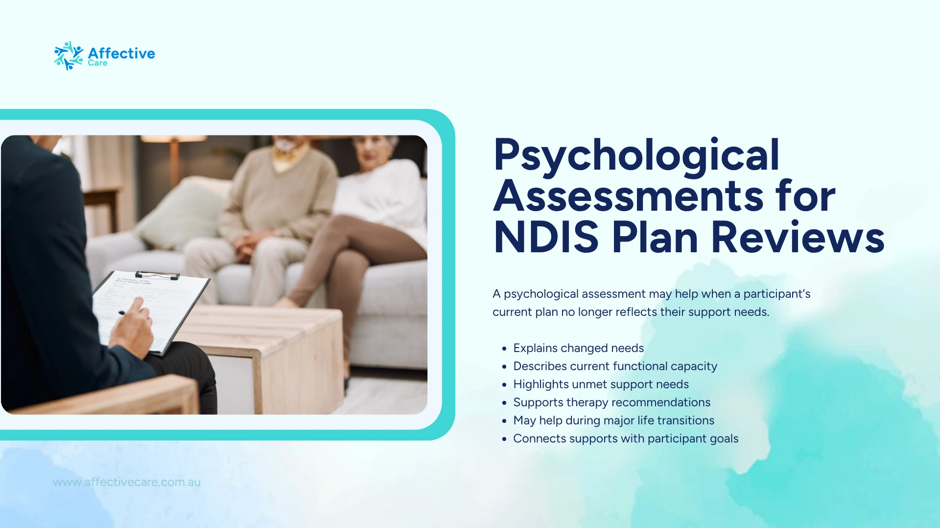 Psychological assessments for NDIS Plan reviews