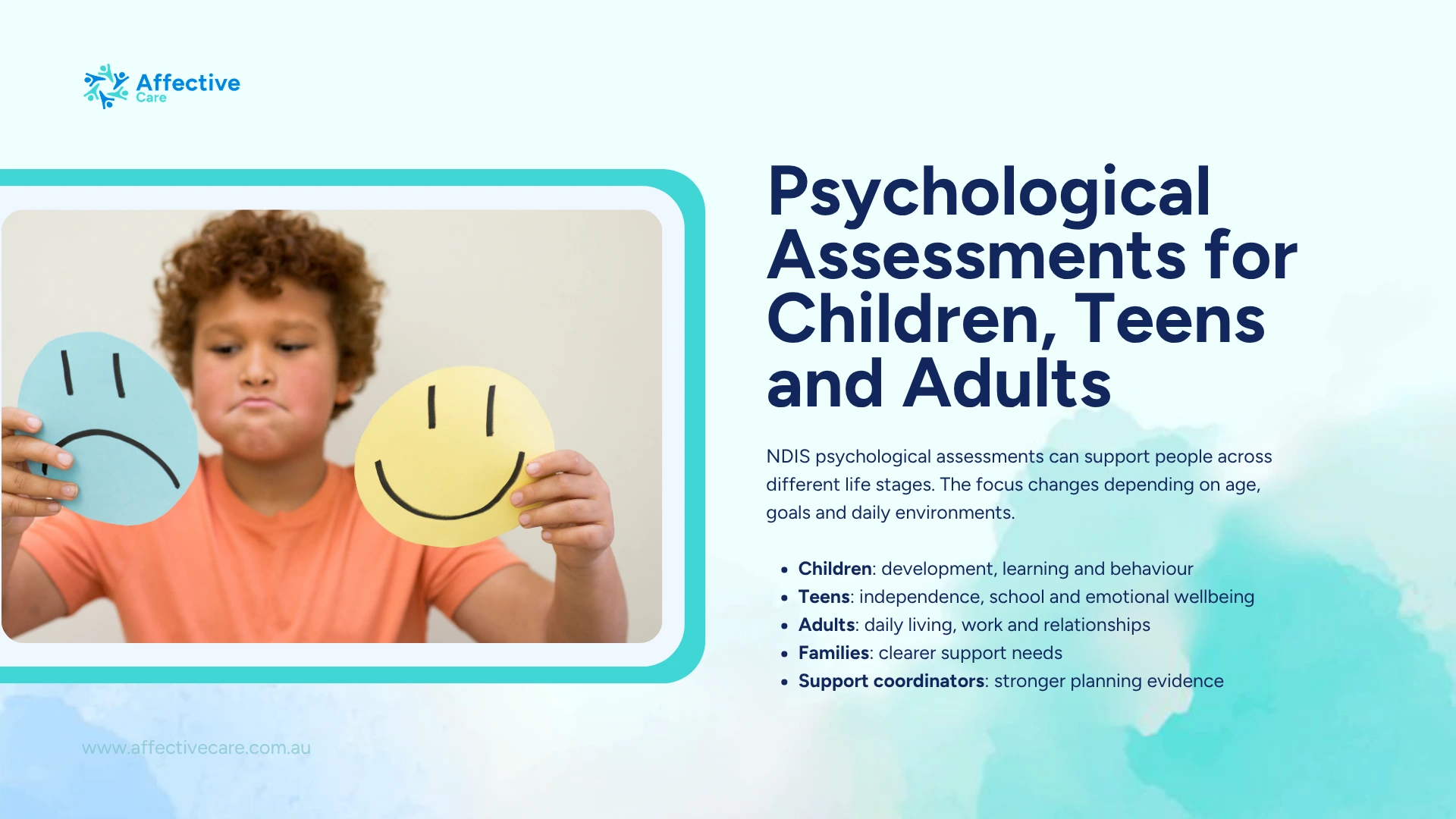 Psychological assessments for children teens and adults
