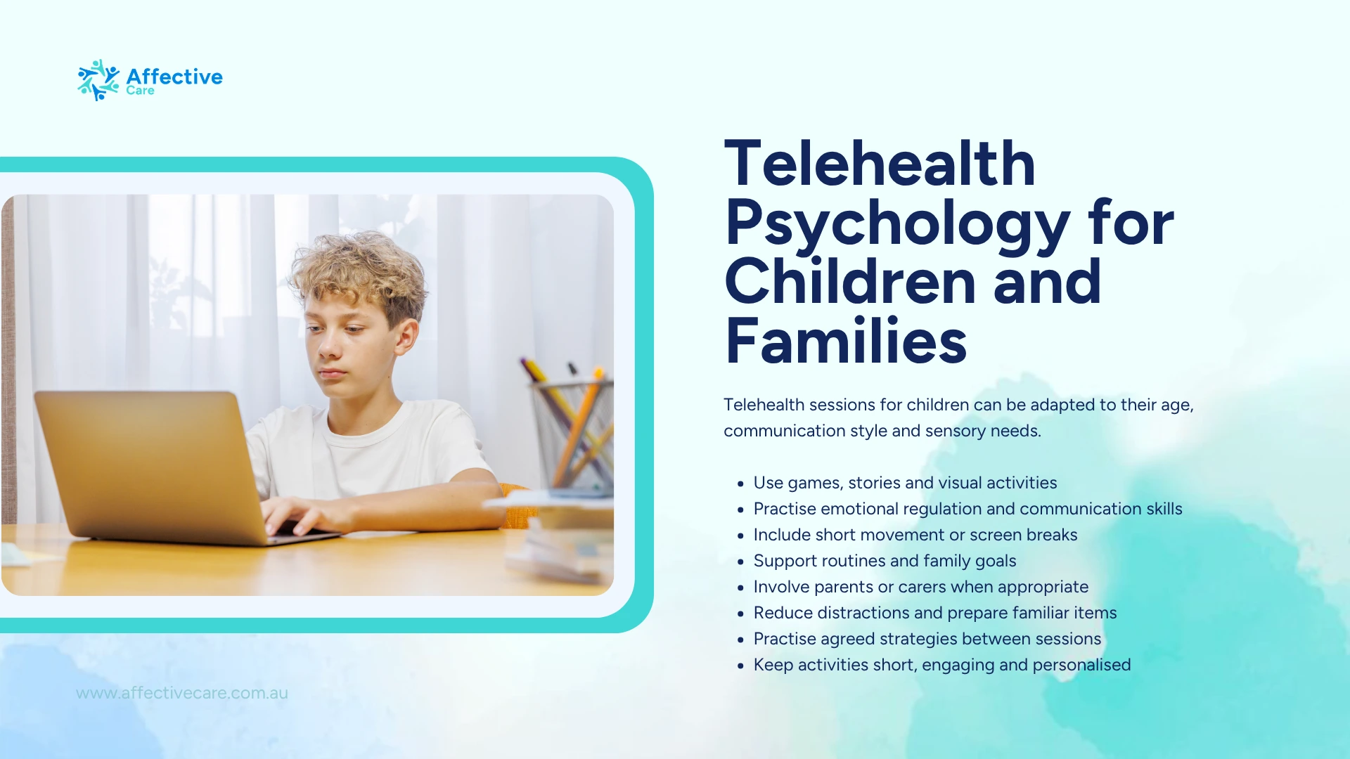 Telehealth Psychology for children and families
