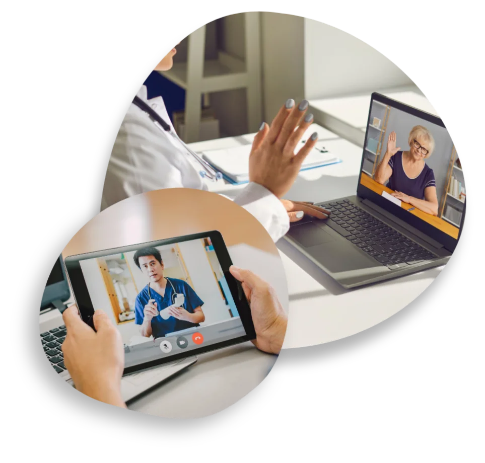 Telehealth video calling