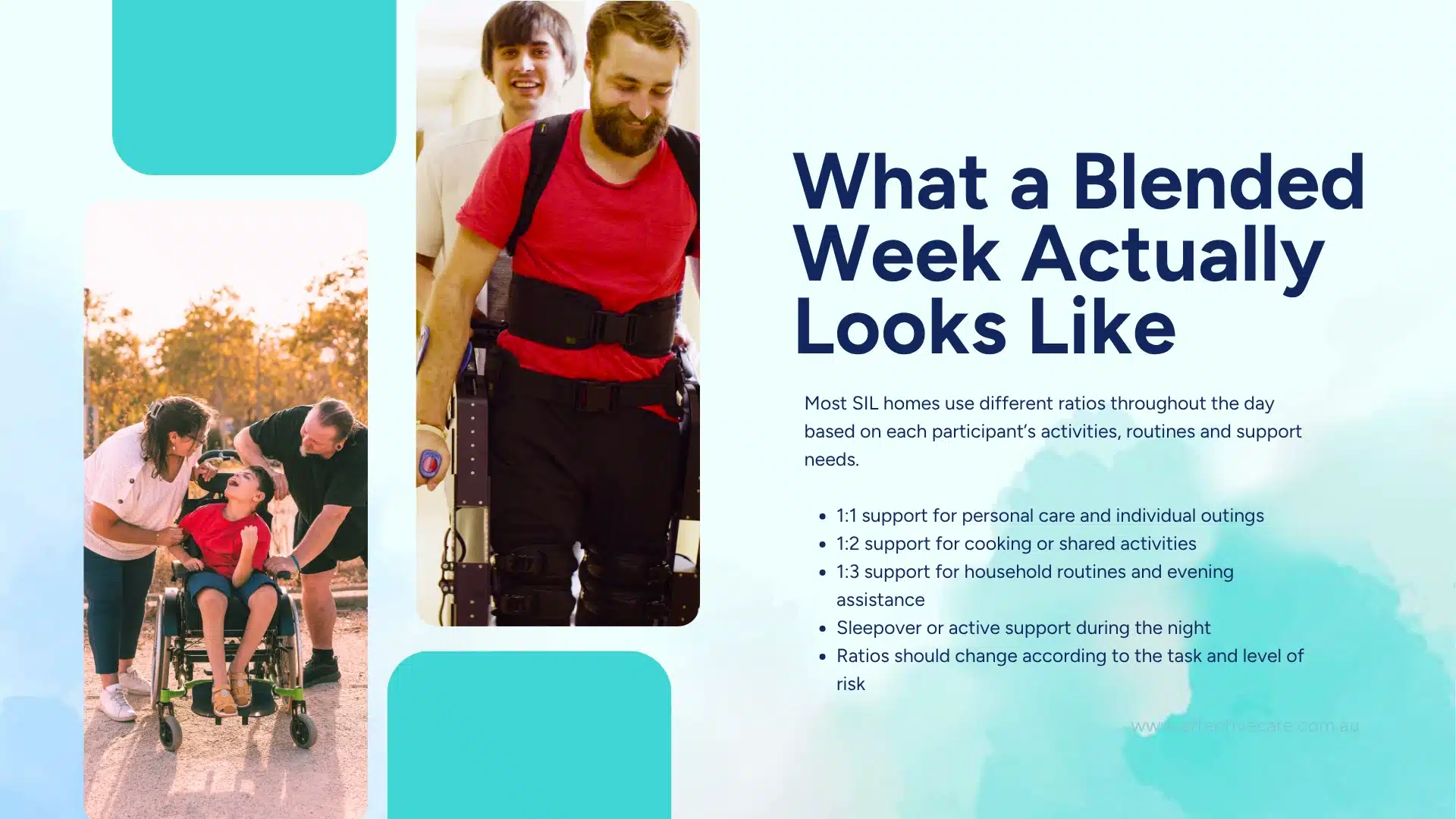 What a blended week actually look like