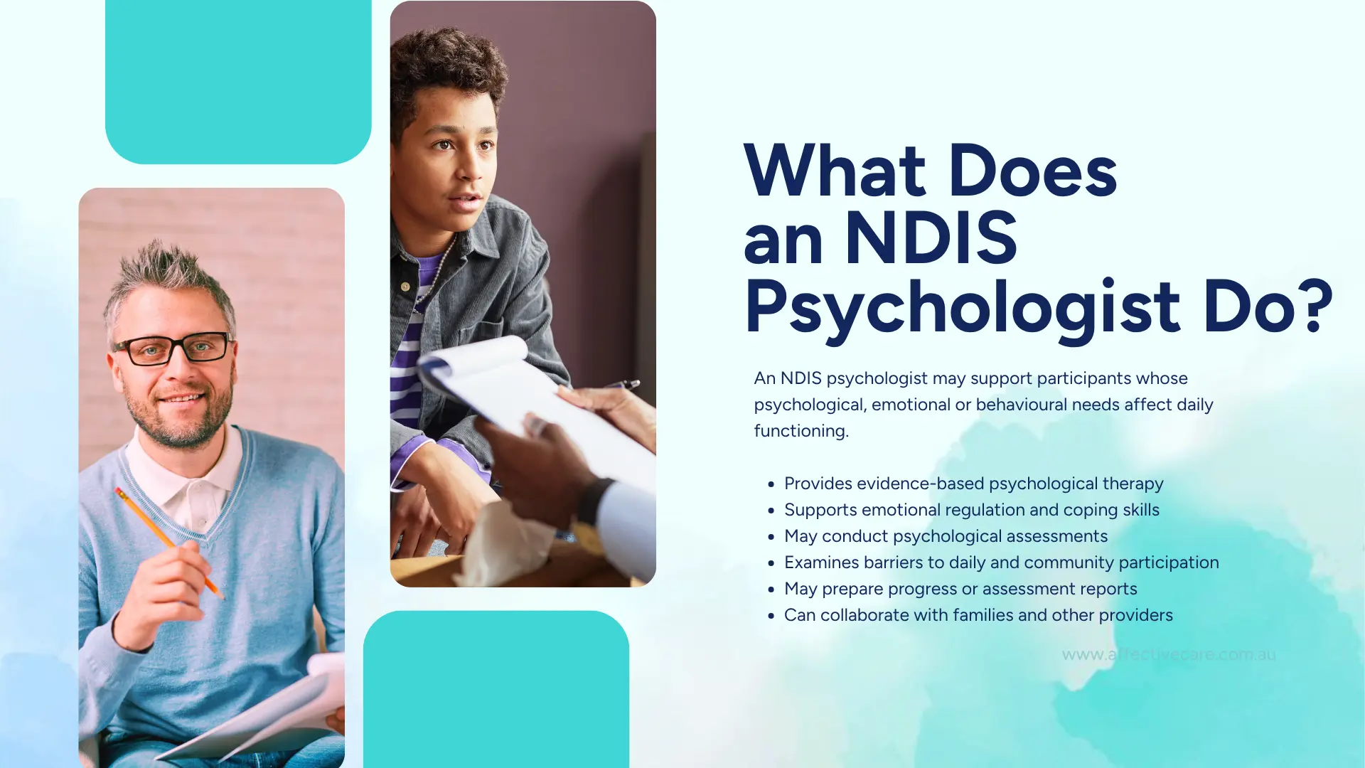 What does an NDIS psychologist do