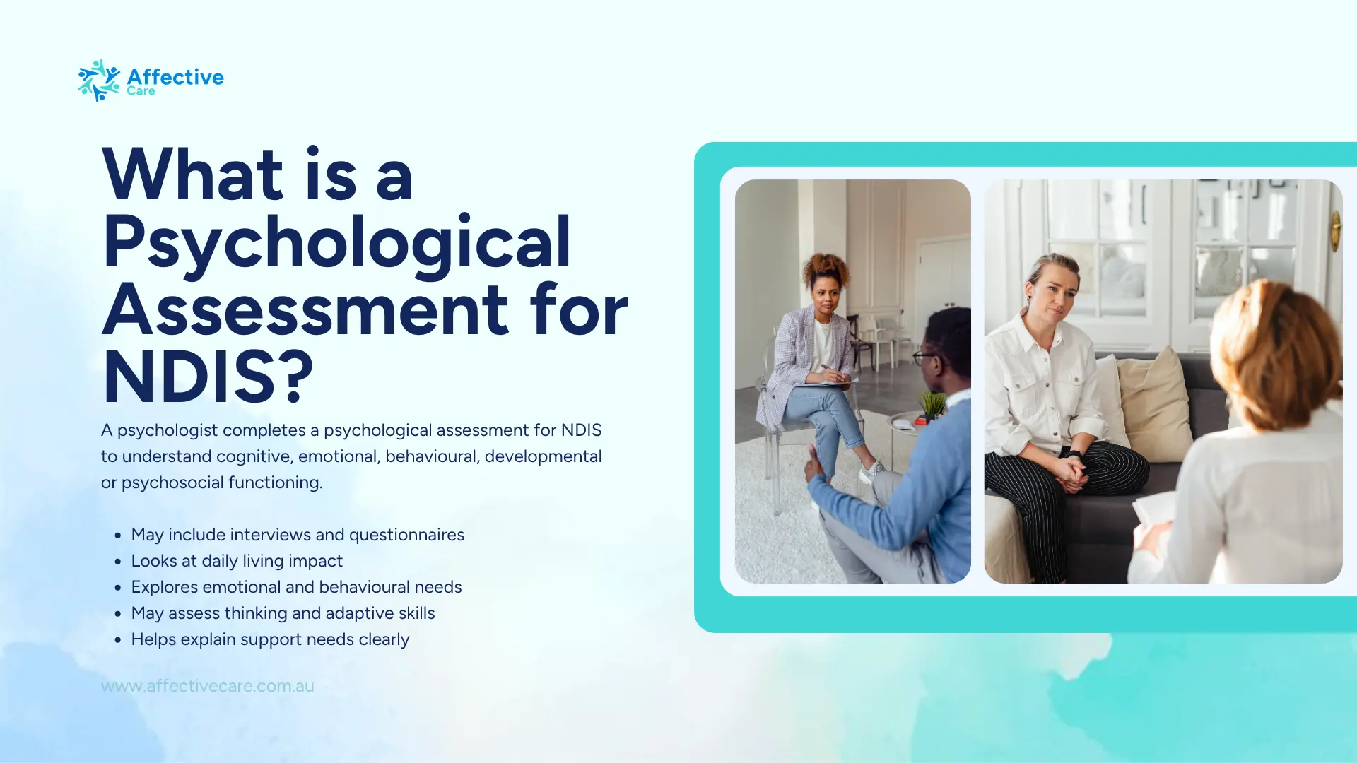 What is psychological assessment for NDIS