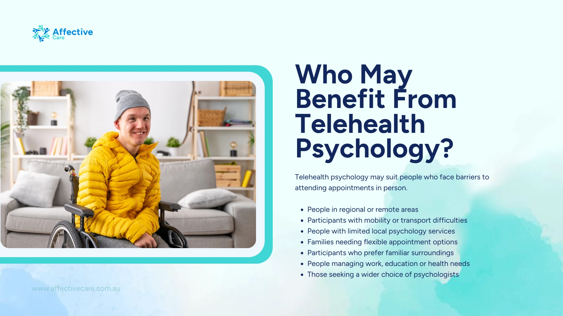 Who may benefit from Telehealth Psychology
