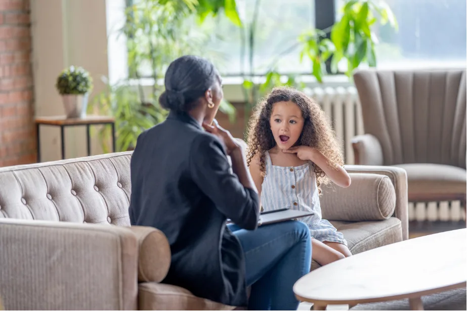 abot Speach therapy of kid