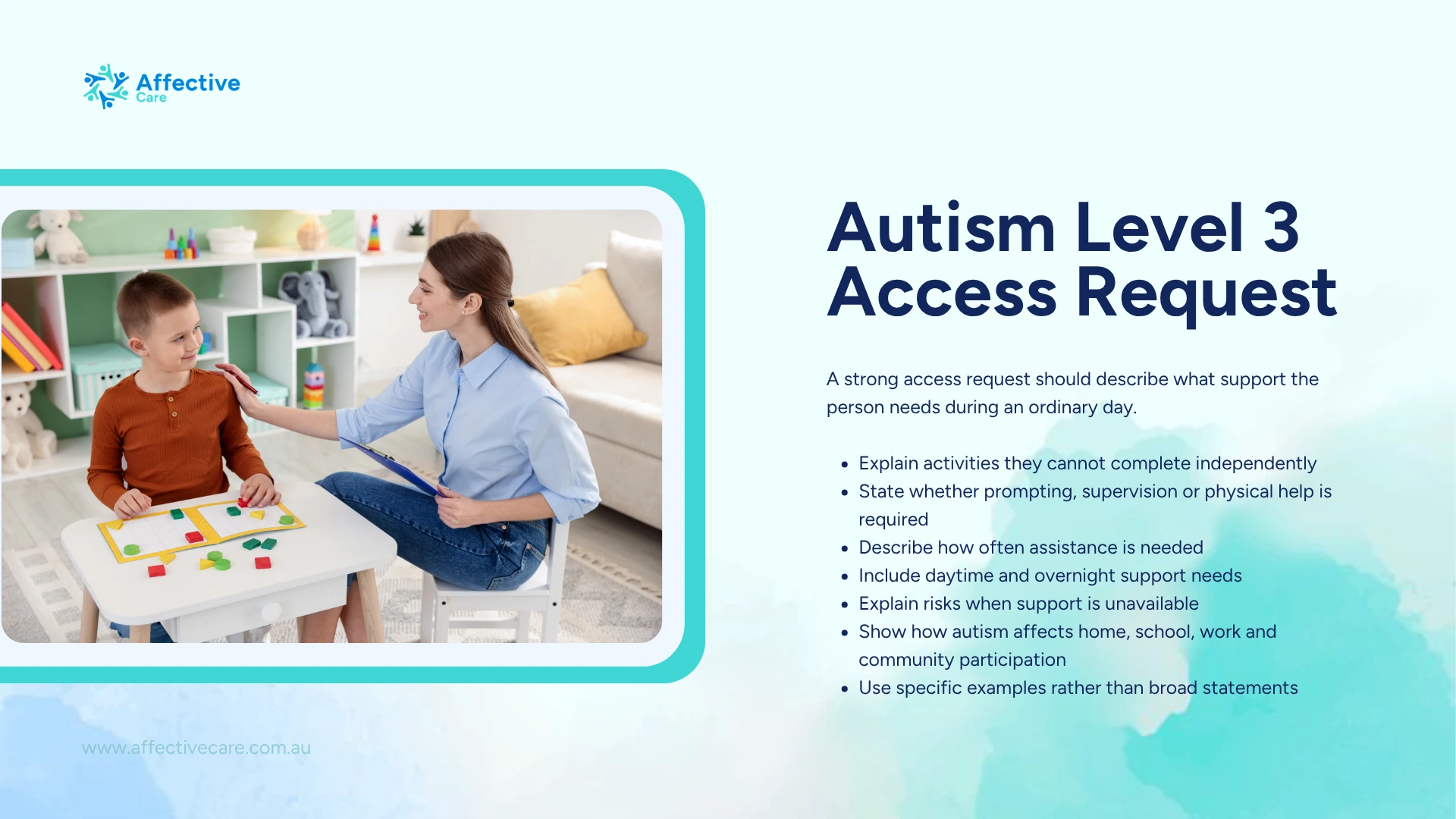 Autism Level 3 Access Request