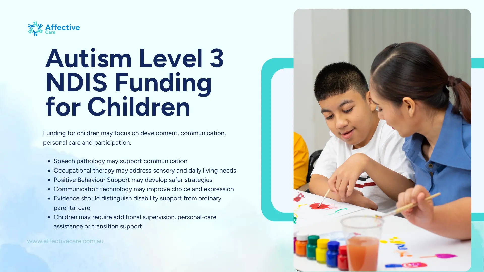 Autism level 3 NDIS Funding for children