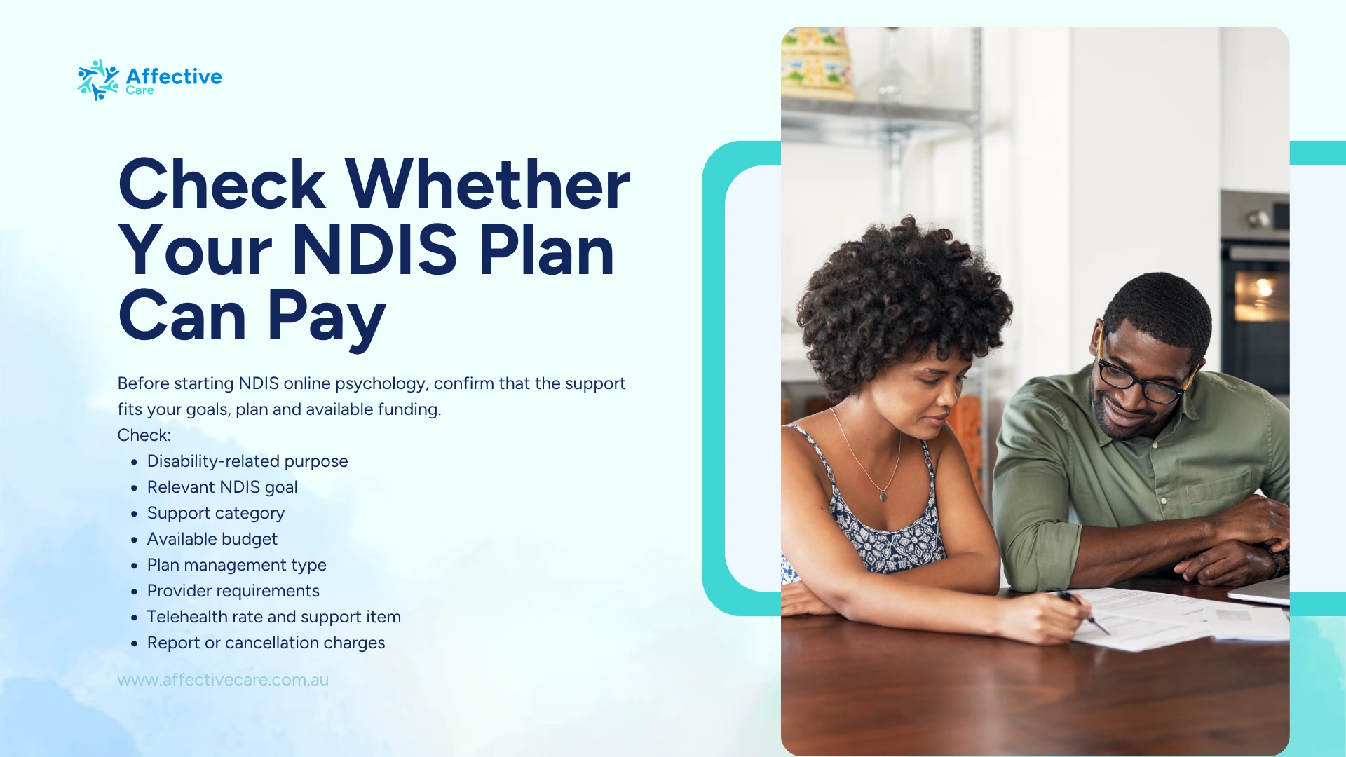 Check whether your NDIS plan can pay